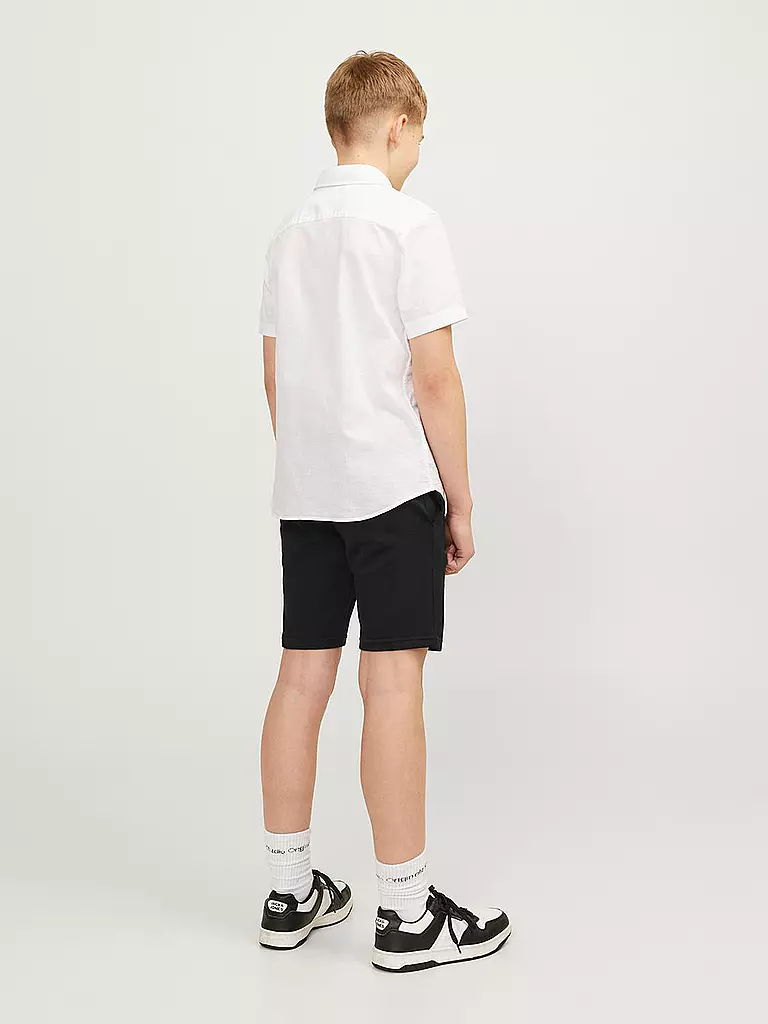 JACK & JONES Jungen Sweatshorts JPSTSWIFT schwarz