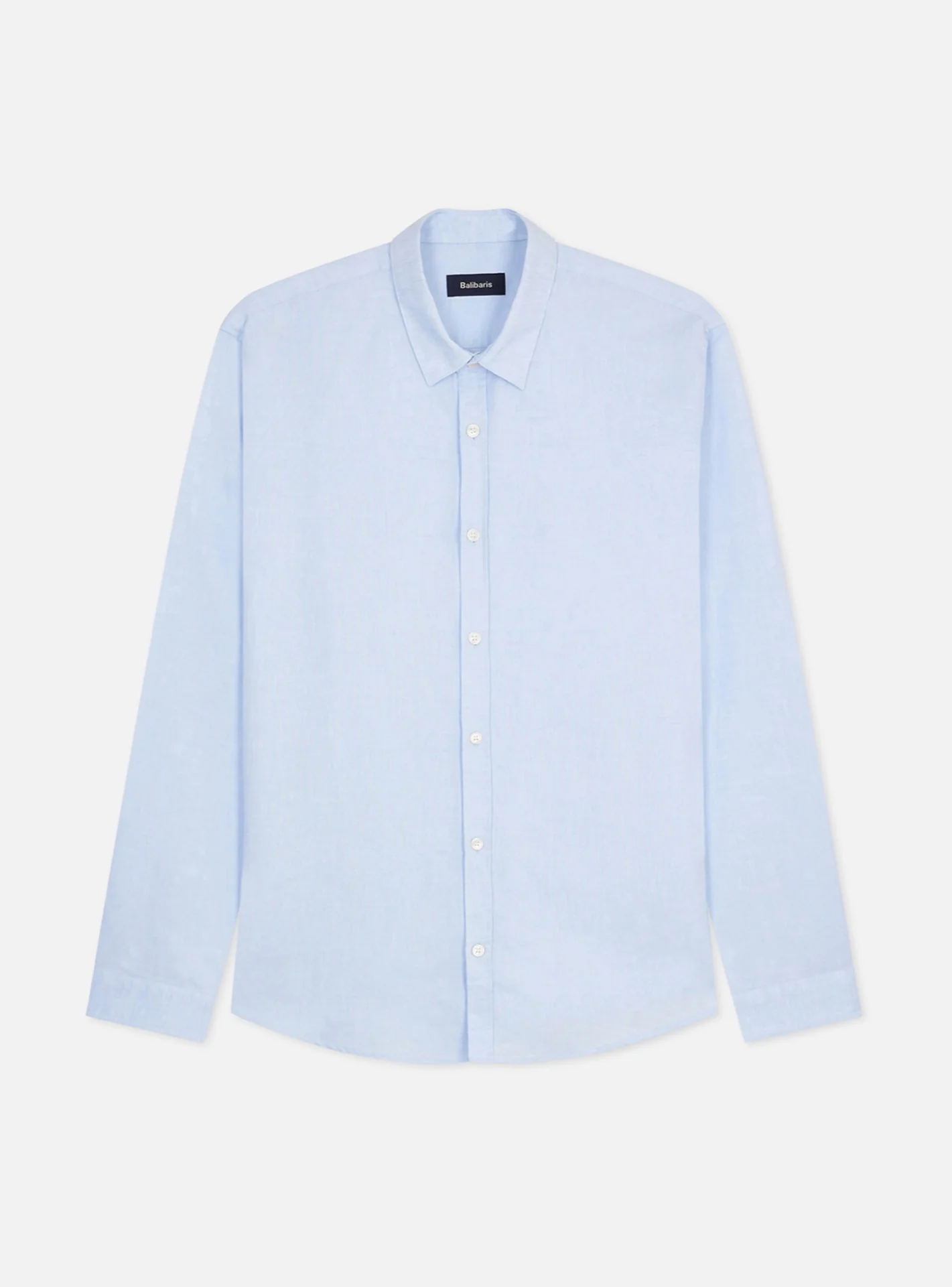 Chemise en lin Mercer Bleu Acier