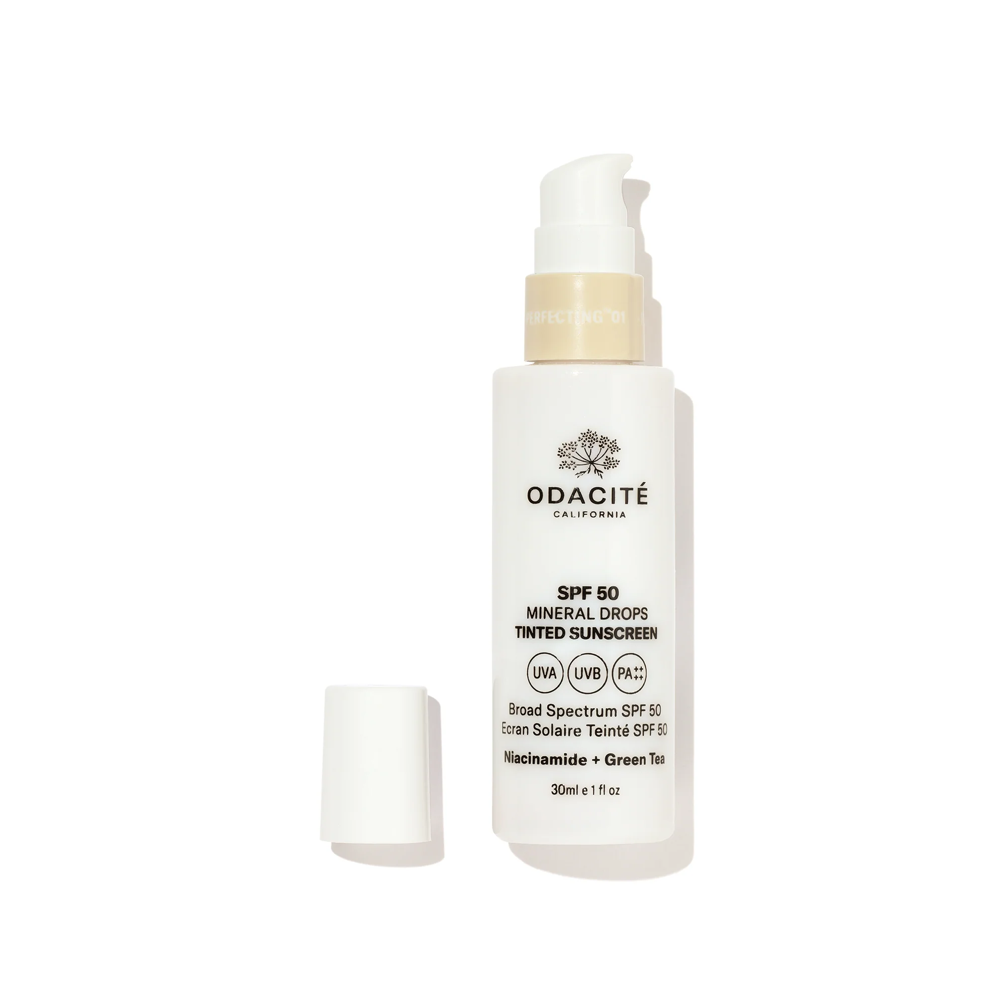 Odacité Mineral Drops Écran Solaire Teinté SPF50