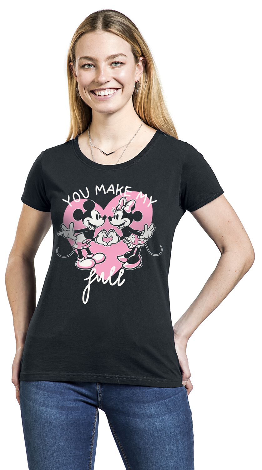 Mickey & Minnie Mouse - You Make My Heart Full | Mickey & Minnie Mouse T-Shirt Manches courtes