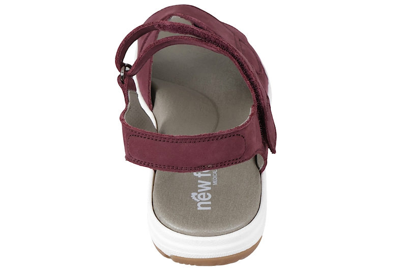 NEW FEET SANDAL I BORDEAUX OLIERET NUBUCK