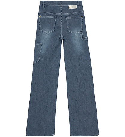 Indian Blue Jeans Hosen - Breit - Blaupause