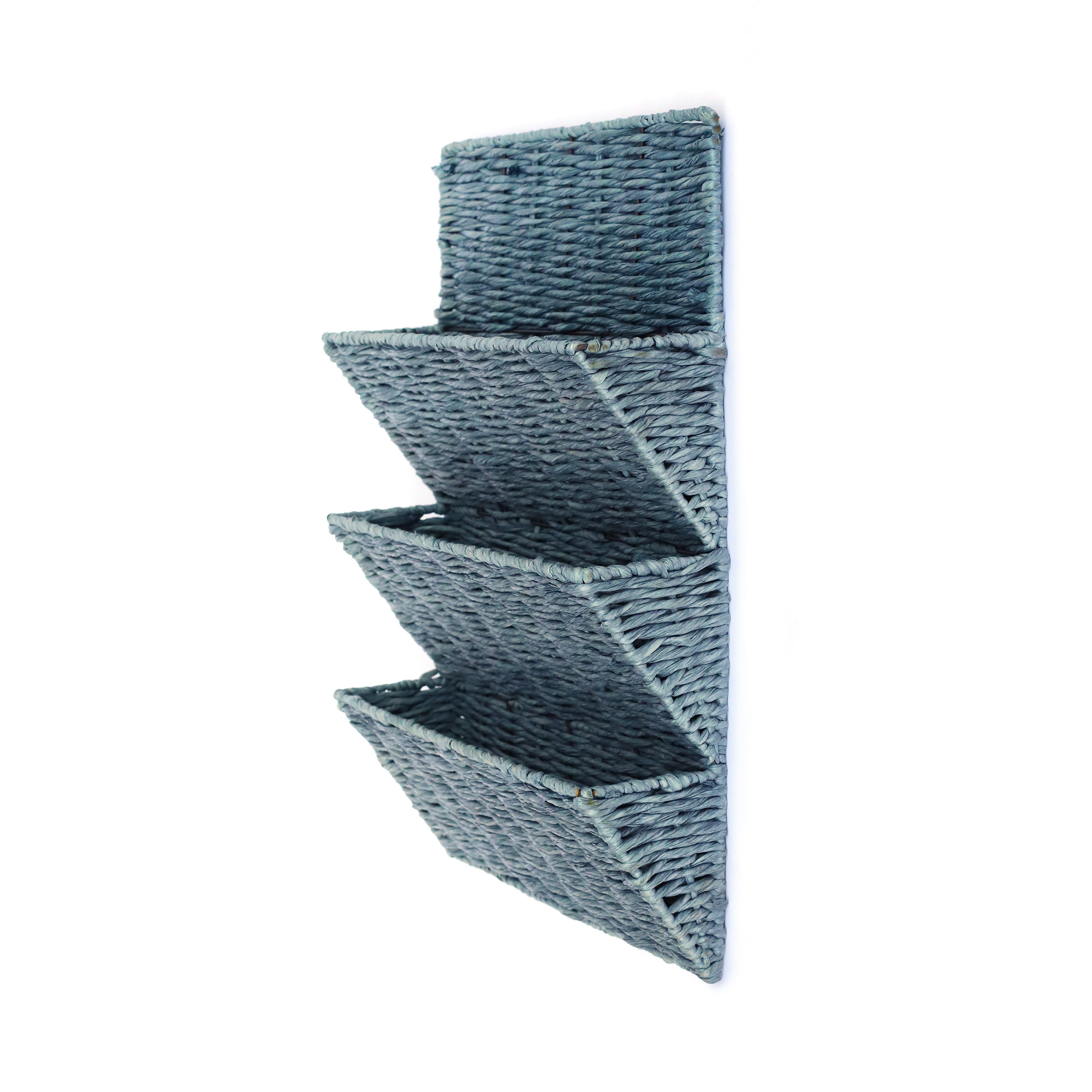 Magazinhalter, blau, H 56 cm, B 36 cm, L 11 cm von fischer's lagerhaus