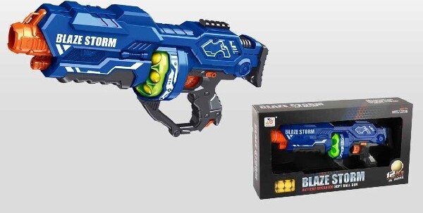 Soft Ball Gun With 12Pcs Foam Balls - Zc7116