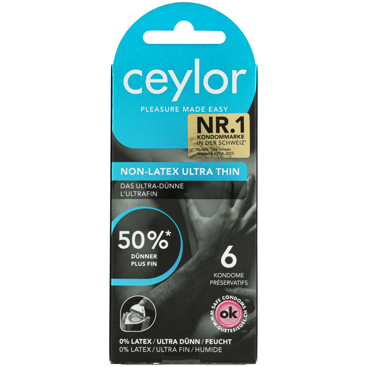 Ceylor Präservative Non-Latex Ultra Thin 6 Stück