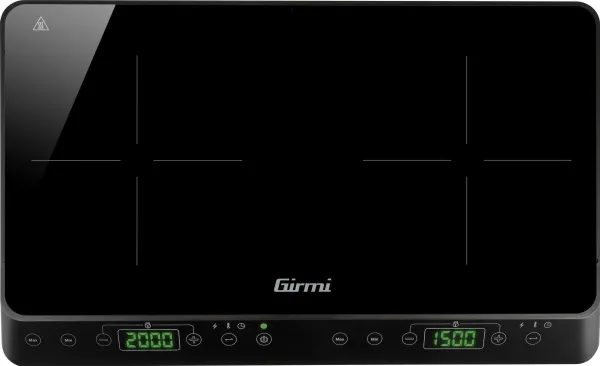 Girmi PI51, Sort, Bordplade, 56 cm, Zone induktionskogeplade, 2 zone(s), 2 zone(s)