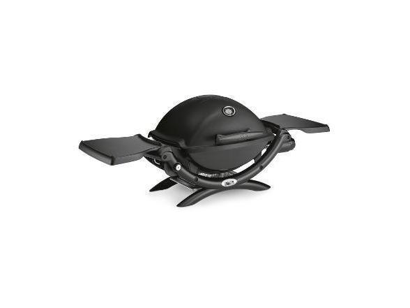 Weber Gasgrill Q 1200 schwarz Mobiler Gasgrill mit Edelstahlbrenner, schwarz