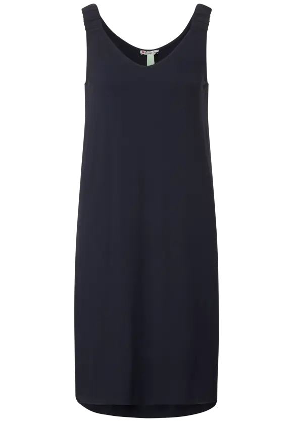 Basic Shirtkleid - deep blue