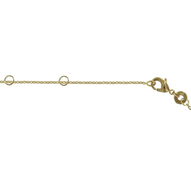 Collier Plaqué Or Dollar des Sables Rond