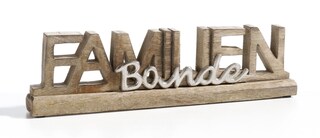 Deko Schriftzug Familienbande GOLDENE PRACHT