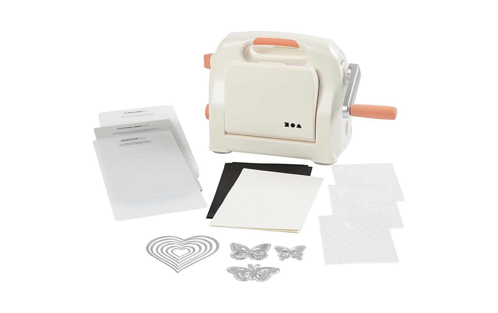 Stanz- und Prägemaschine A5 Starterkit , Blatt<br>Präge-und Stanzgerät