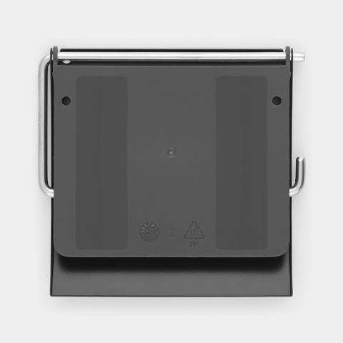 ReNew Toiletrolhouder met klep - Matt Black
