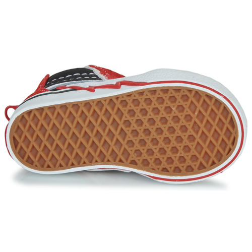 Vans - TD SK8-HI ZIP BOLT - Noir / Rouge