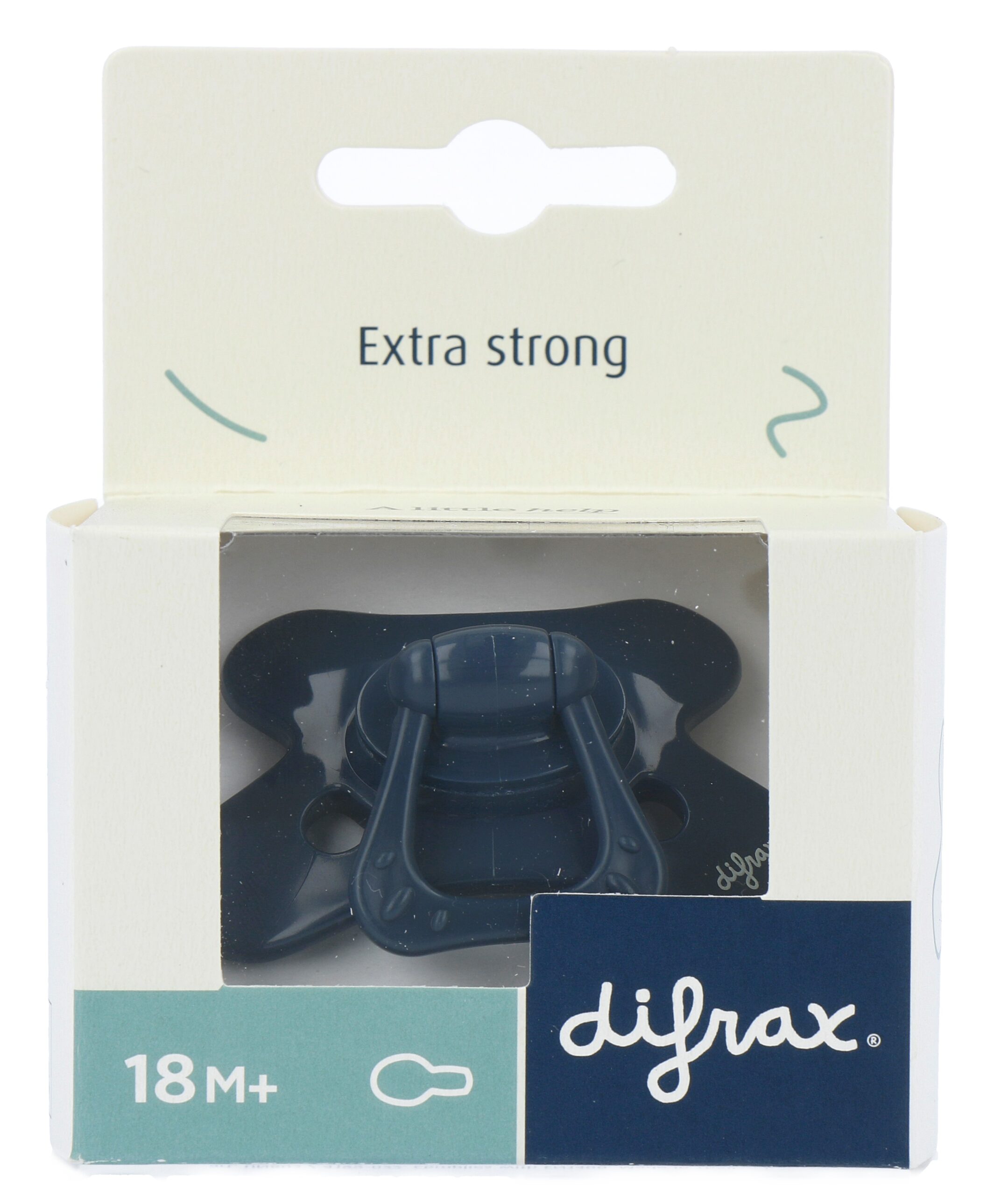 Difrax Fopspeen Natural 18 maand Blackbrry (1 stuk)