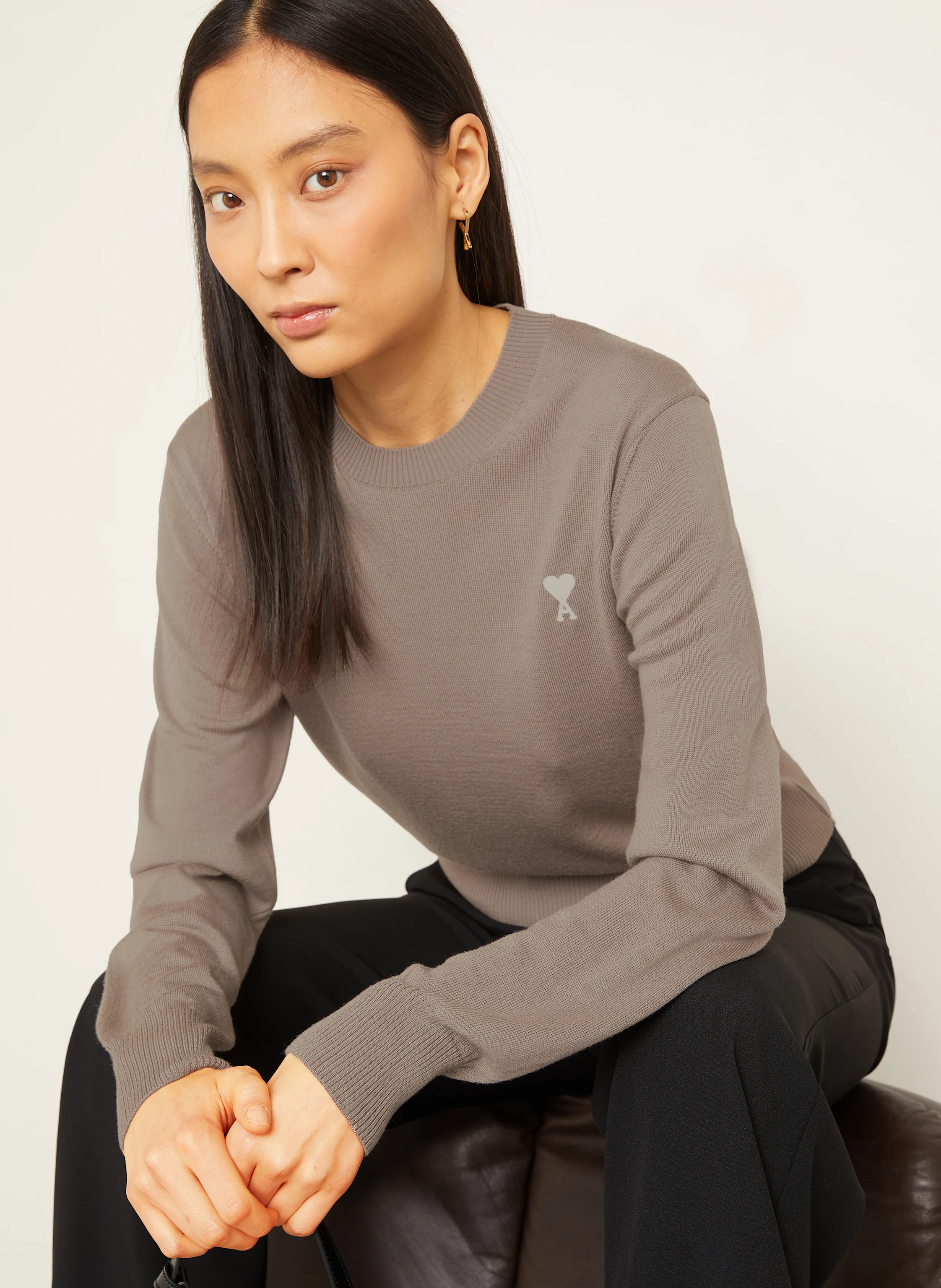 AMI PARIS Pullover aus Merinowolle