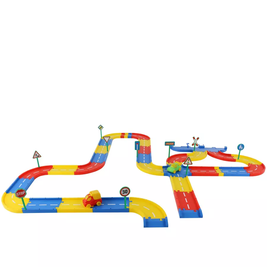 WADER QUALITY Spielstraßen (5 Meter) Ergänzungsset, 46-tlg.