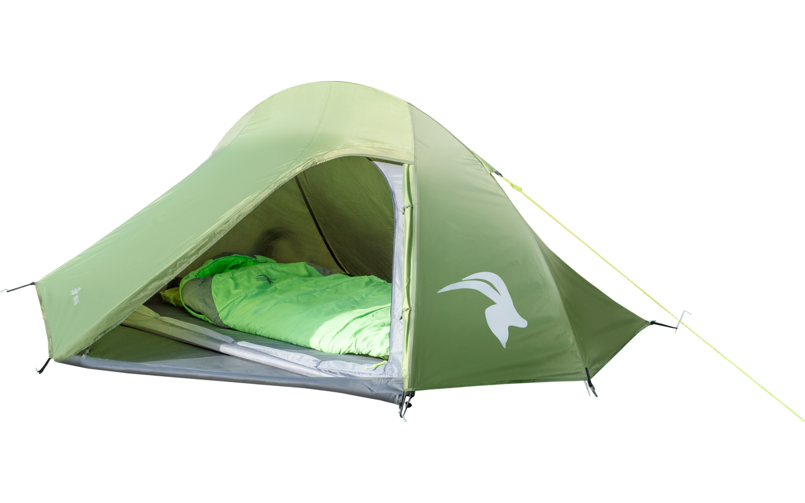 Mountain Guide Nola II Alu Trekkingzelt dunkelgrün für 2 Personen