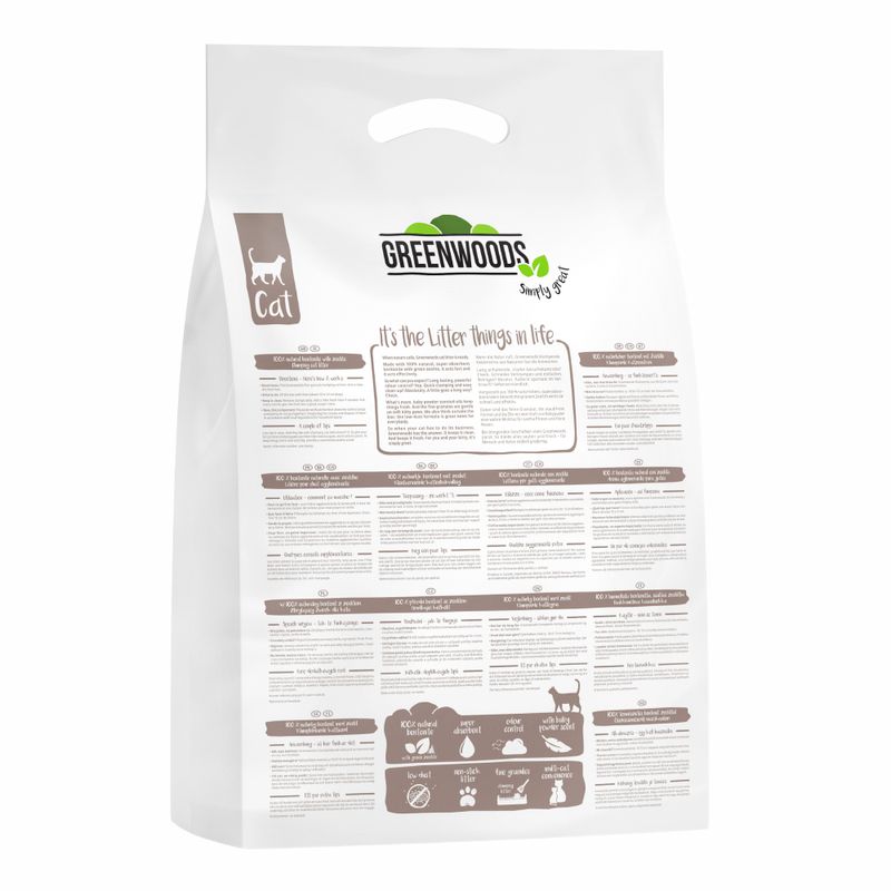 Litière Greenwoods en argile naturelle et zéolite