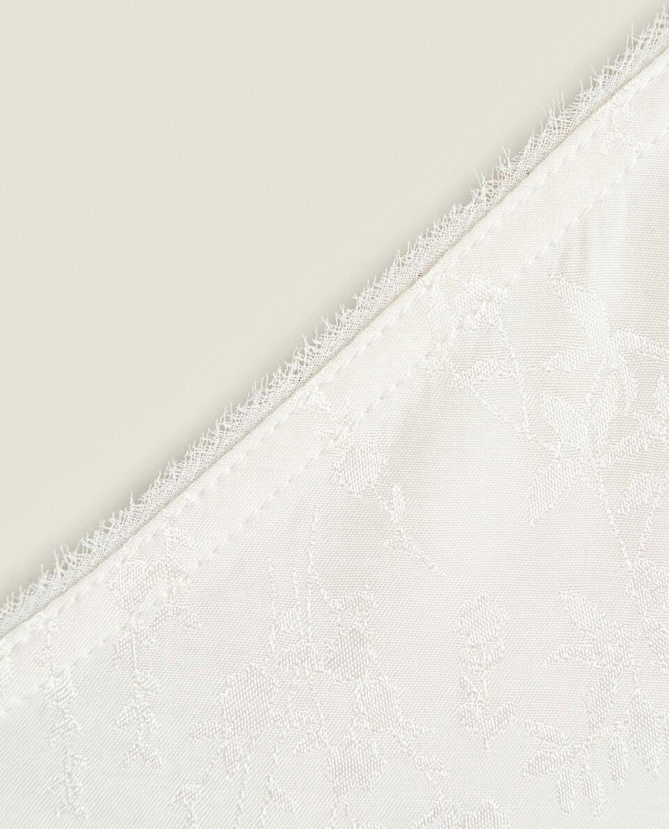 Camisola de jacquard floral