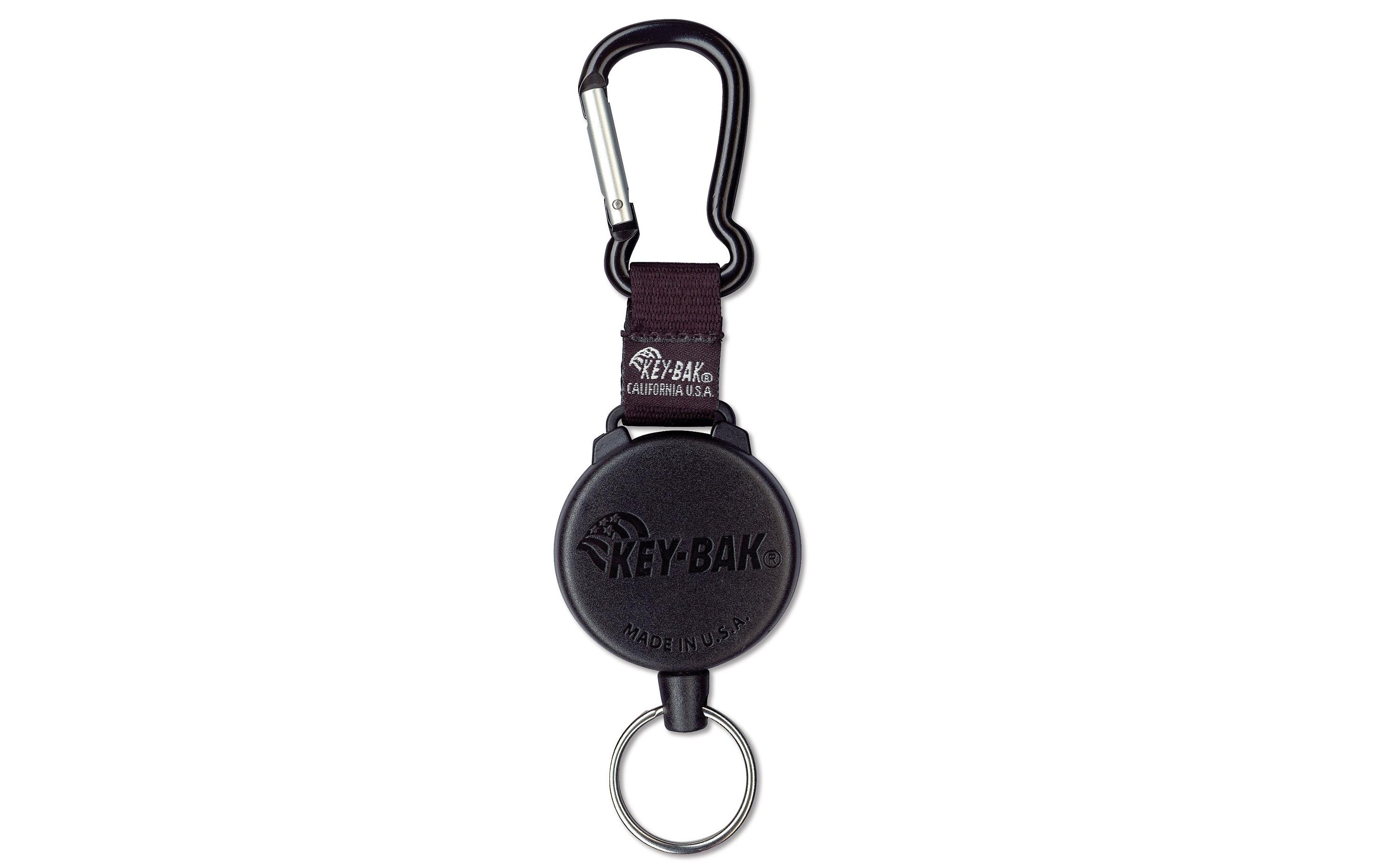 Ausweishalter KB 488 120 cm, mit Clip, SchwarzAusweiss Jojo mit Karabiner