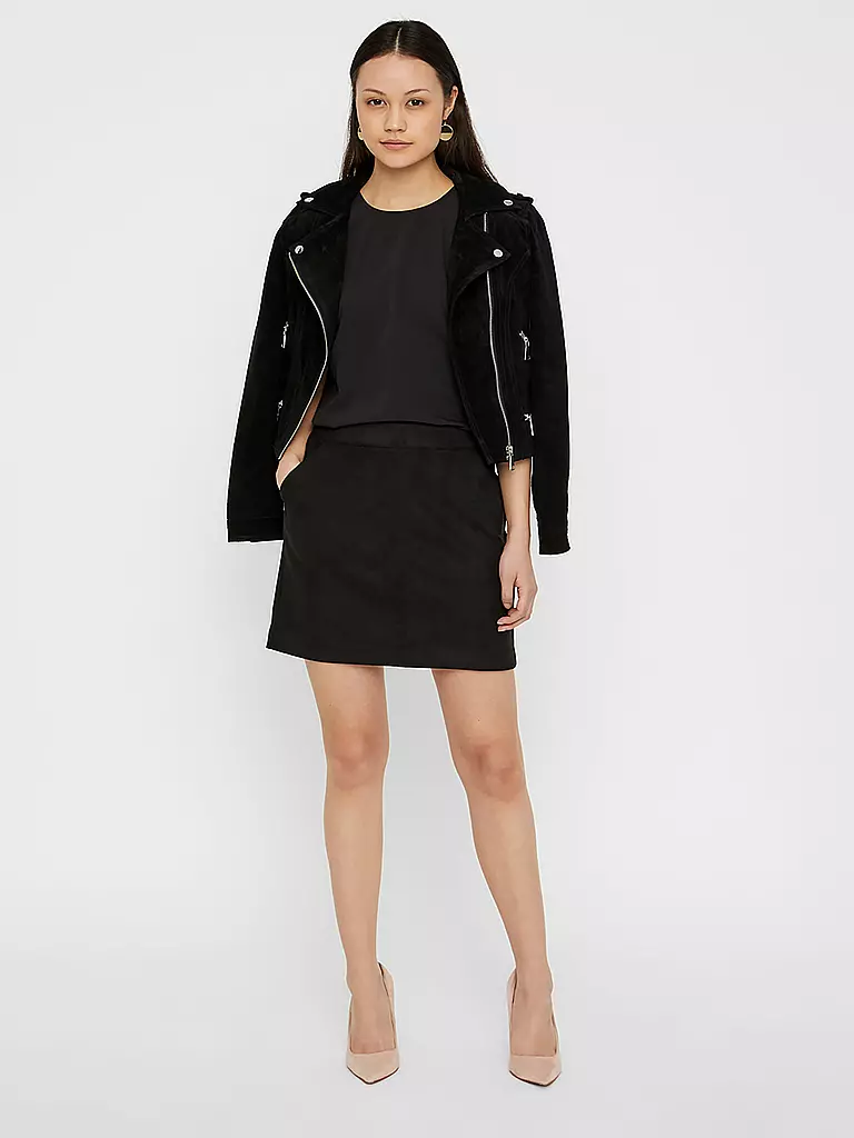 VERO MODA Rock in Lederoptik 