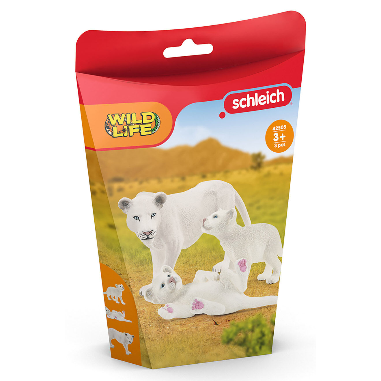 Schleich Lionne avec bébés multicolore
