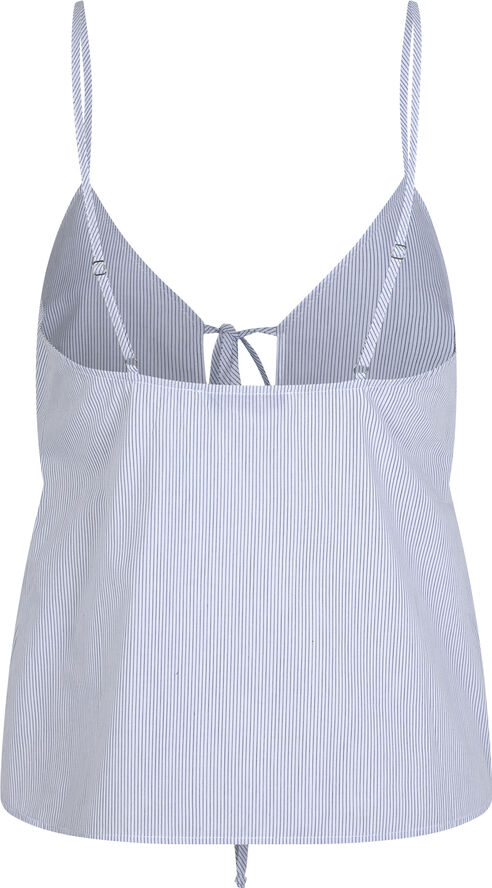 Oval Square Fame Top White pinstripe