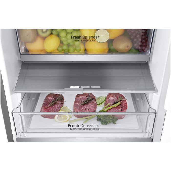 LG Kühl-/Gefrierkombination GBV7280CMB Metal Sorbet // 70€ LG Cashback