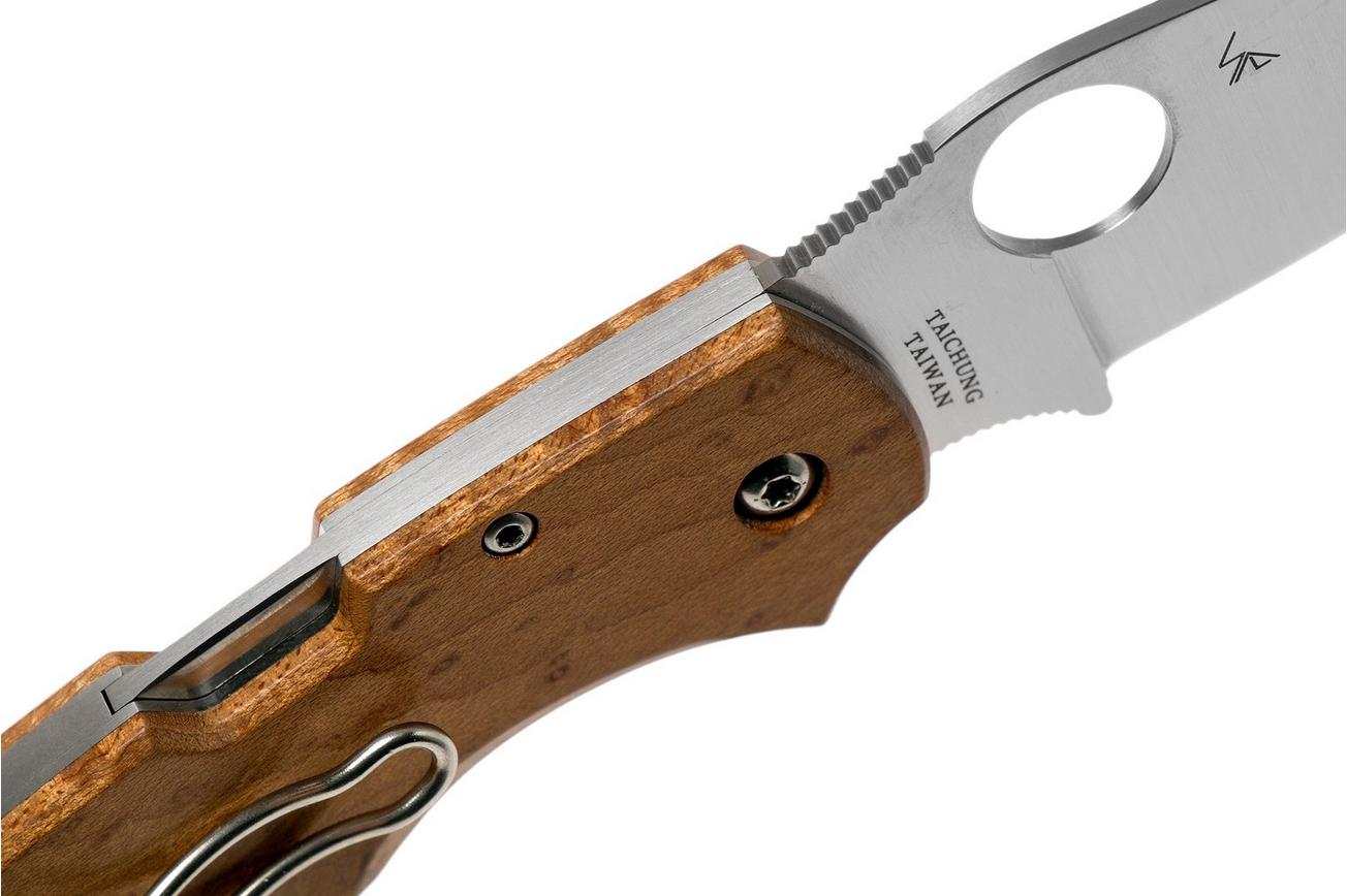 Spyderco Chaparral Birdseye Maple Wood C152WDP zakmes