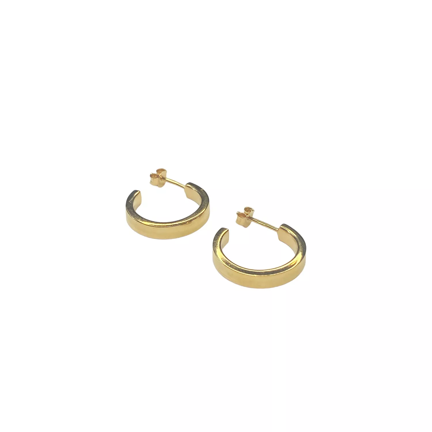 Pico London Small Øreringe 24 kt. Forgyldt Messing S01008-FG
