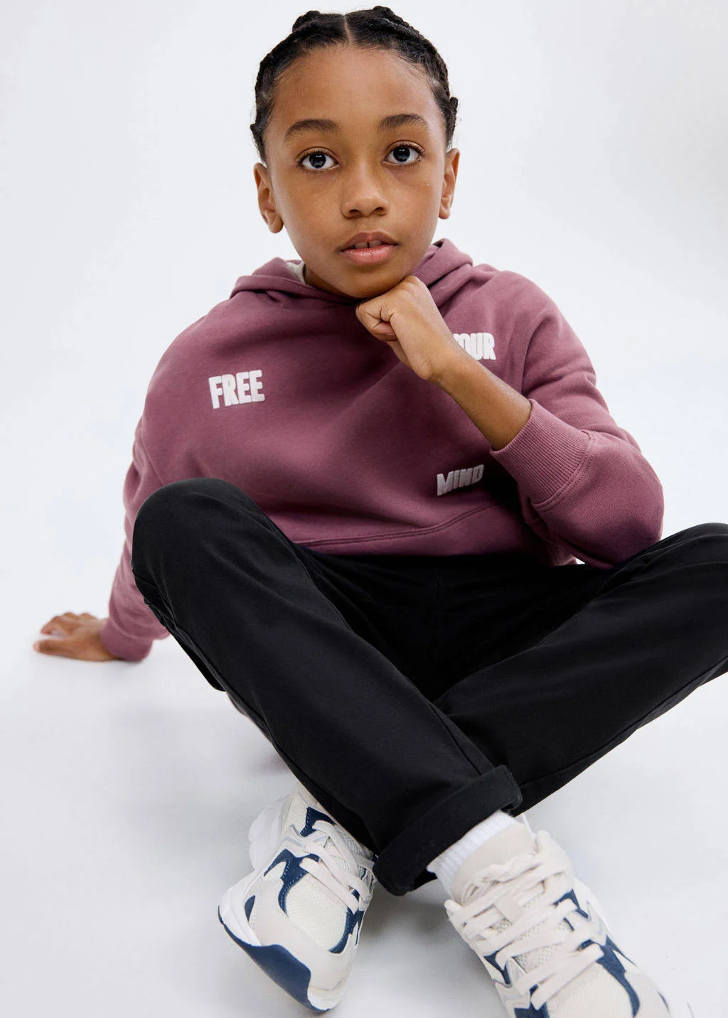 Mango Kids regular cargo broek