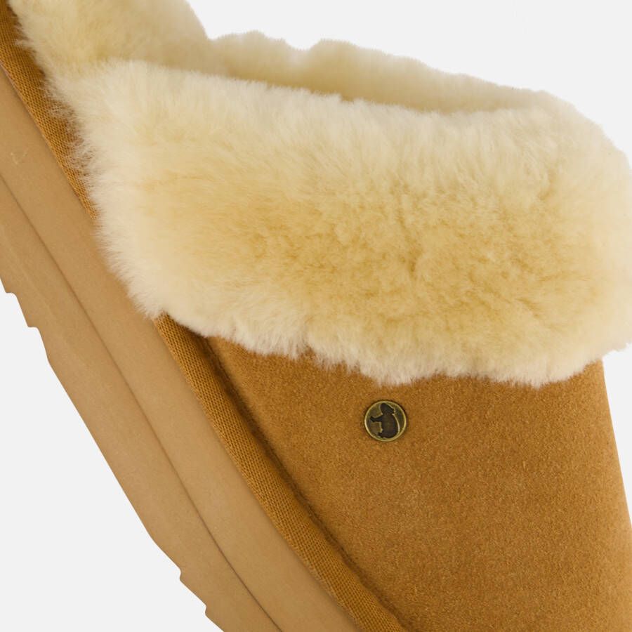 Warmbat Suède Pantoffels voor Wolkenwandeling Brown Dames