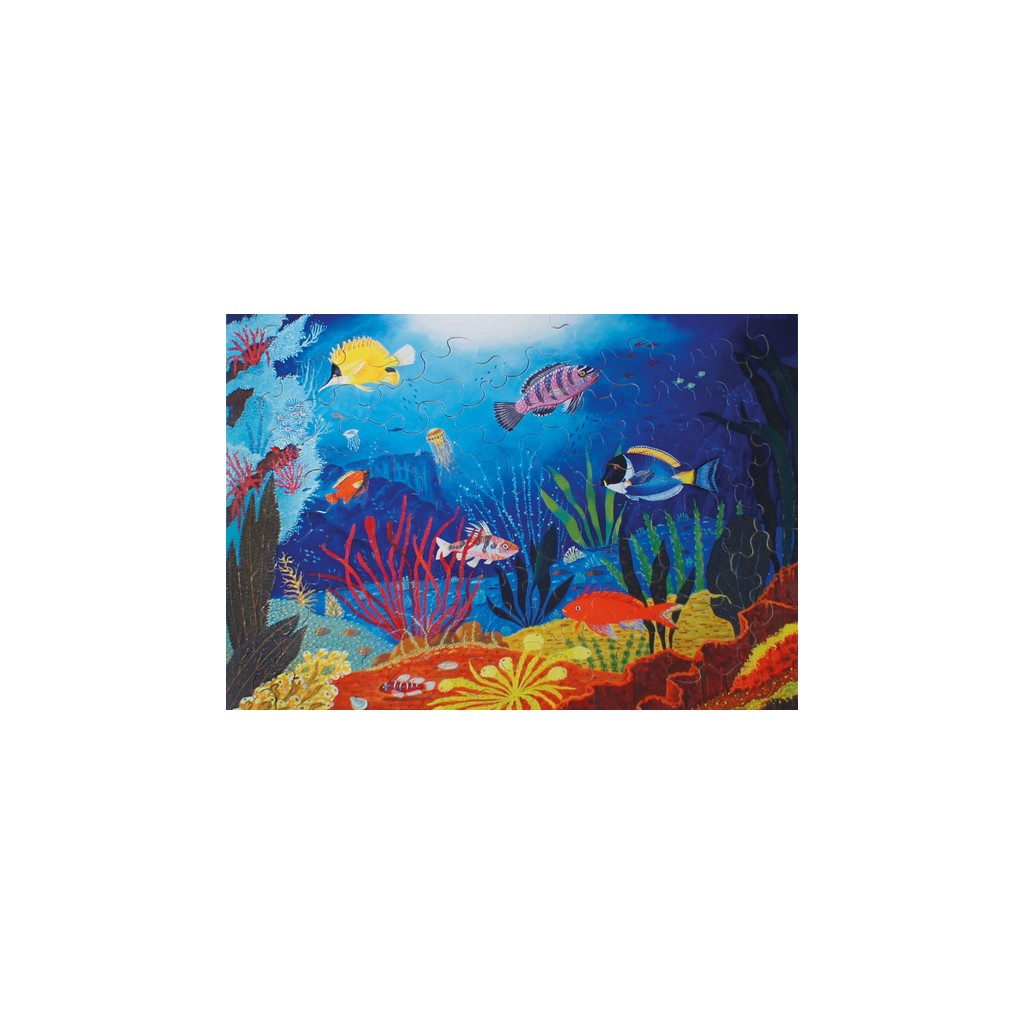 Puzzle - Poissons Tropicaux de Alain Thomas - 50 Pièces