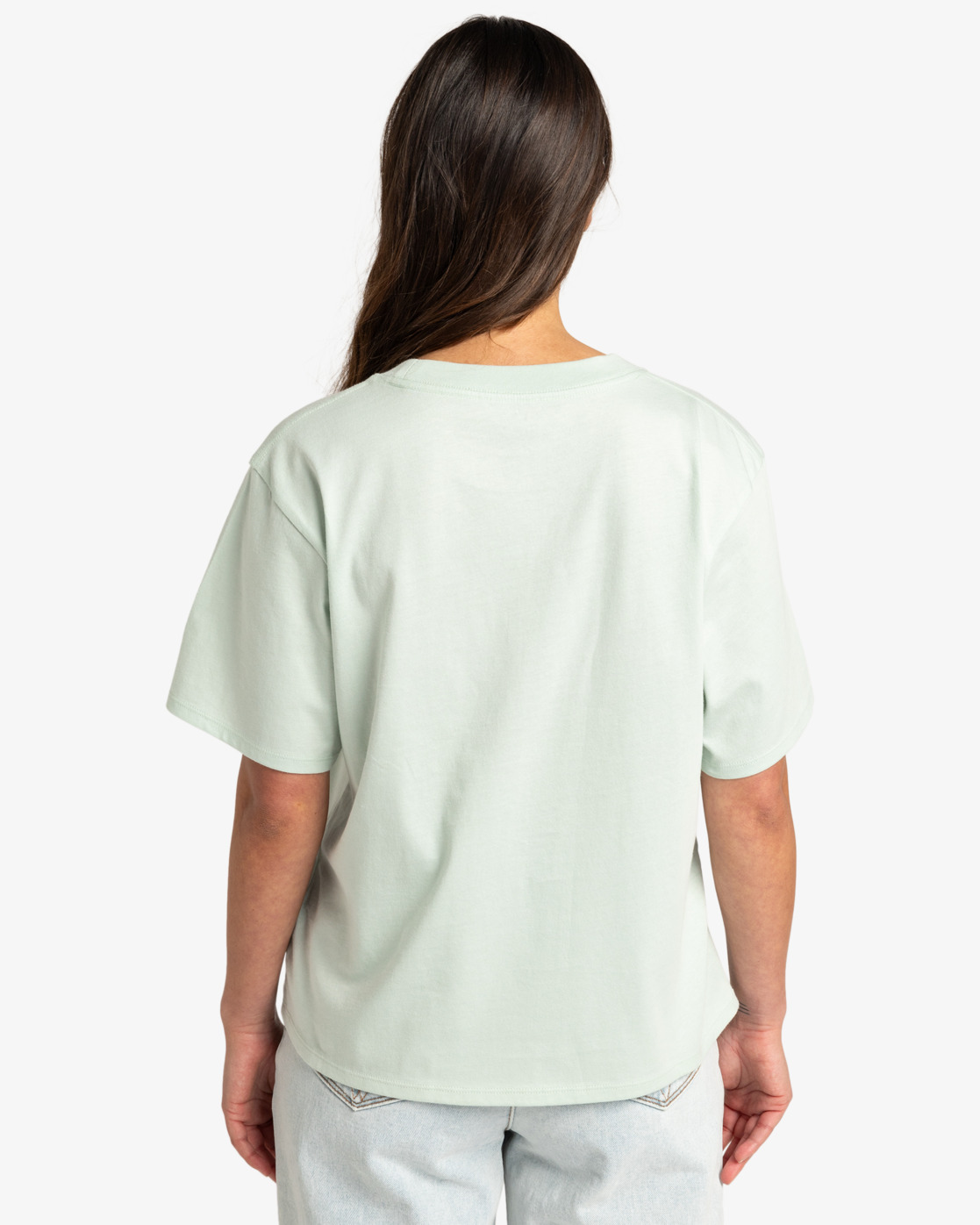 Rvca Moon And Stars Tee Green Tea
