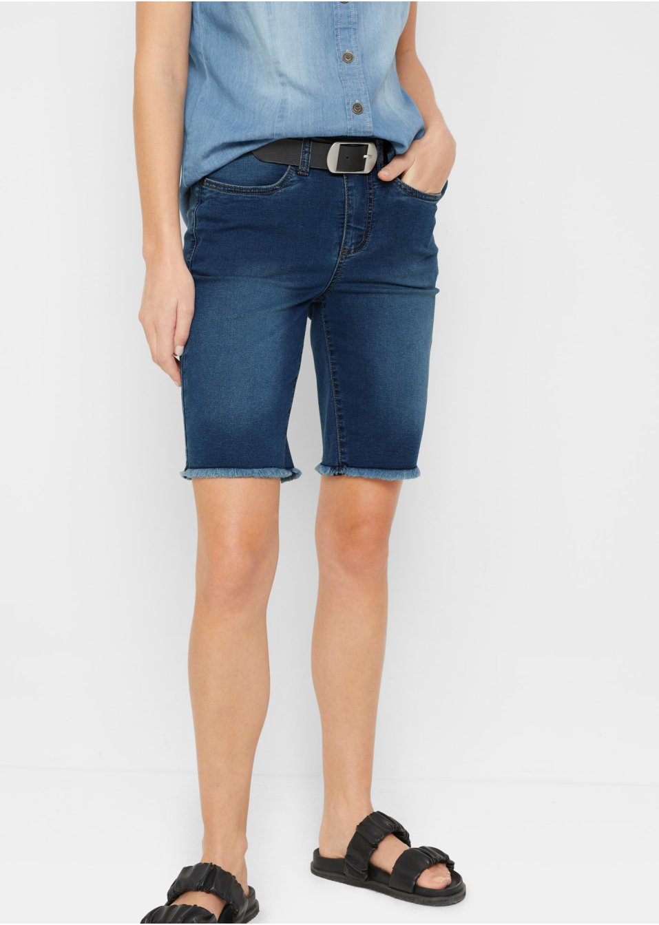 Short en jean super stretch