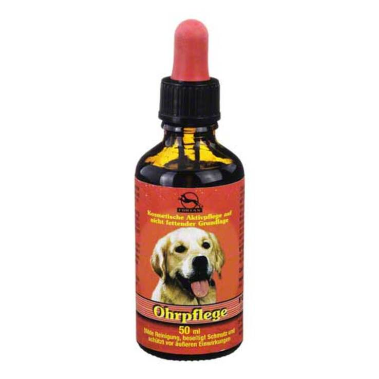 Fortan Ohrpflegemittel vet. (für Tiere), 50 ml
