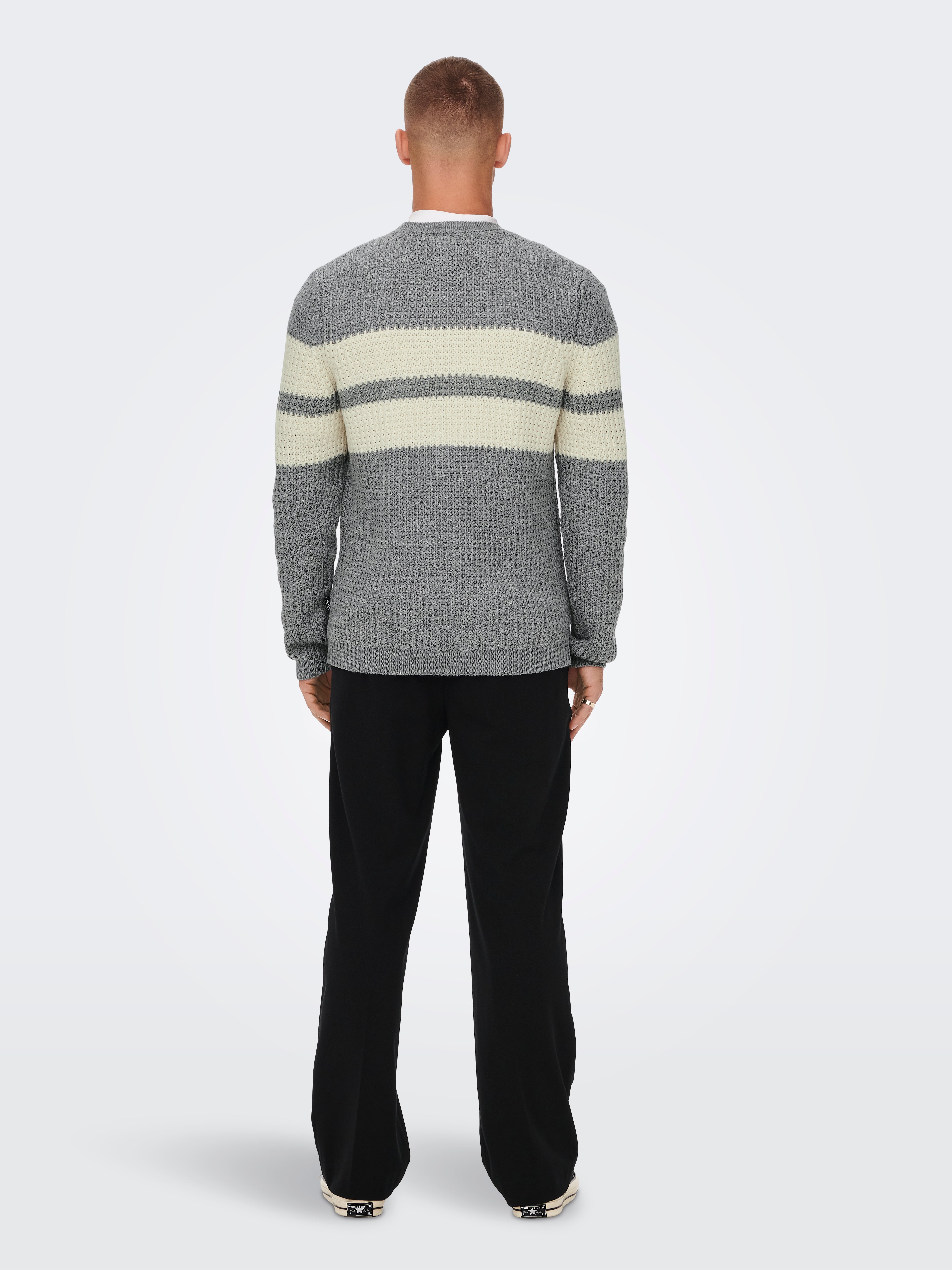 ONSAZLO Pullover Medium Grey Melange