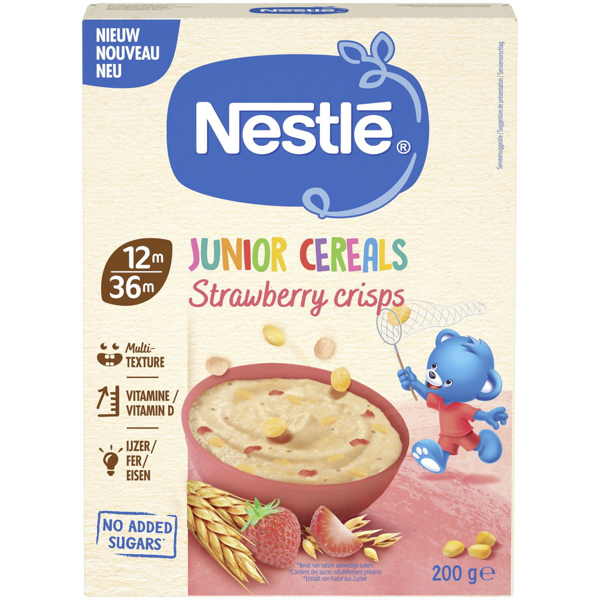 NestléNestlé   Junior Cereals Strawberry crisps