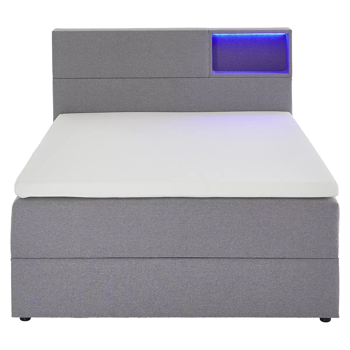 Boxspringbett Caja 120x200 Hellgrau