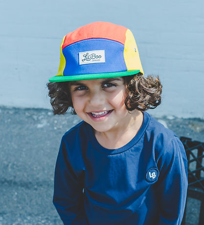 Lil' Boo Copenhagen Kappe - Block Colour Pop 5 Panel - Block Co
