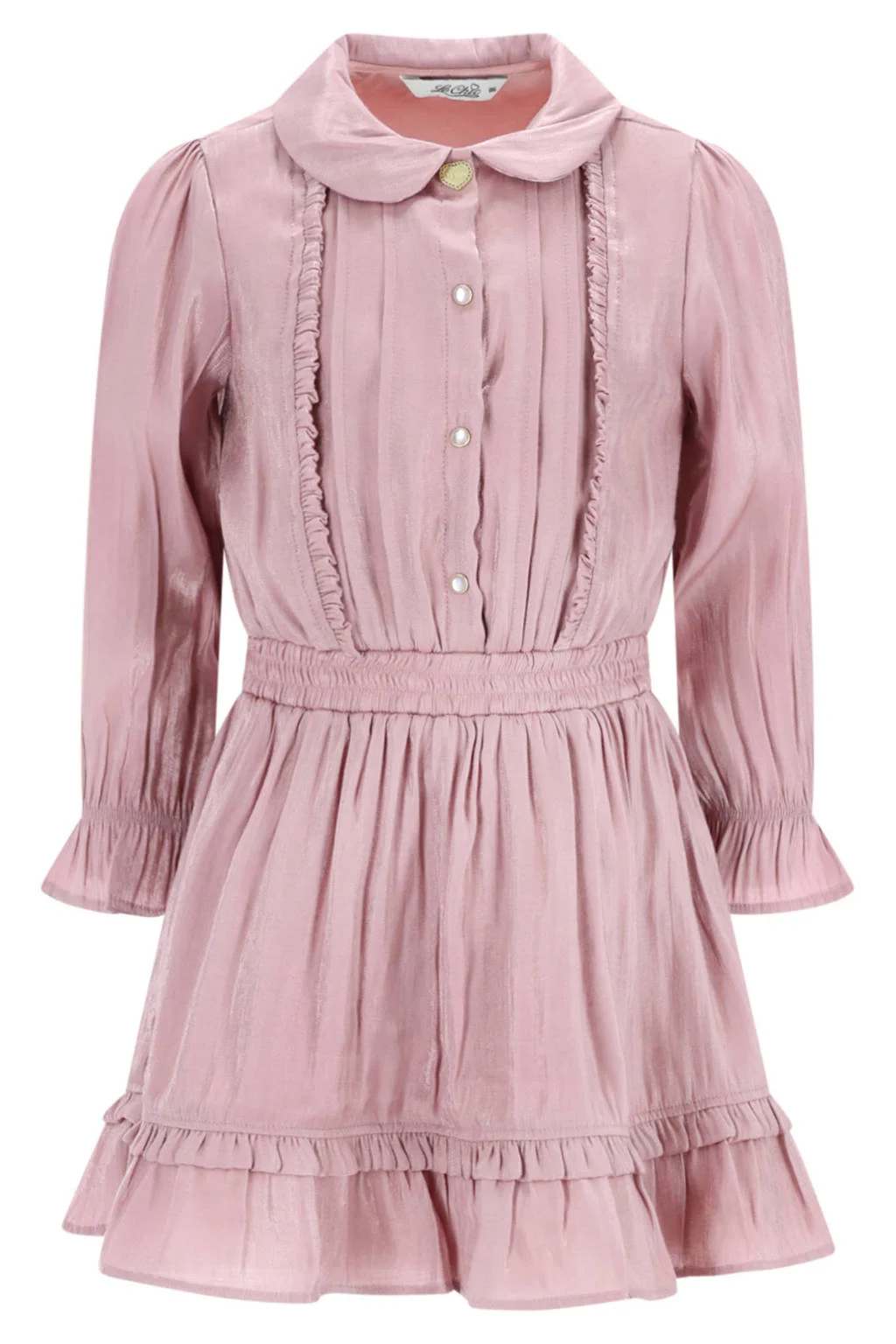 Le Chic midi jurk roze