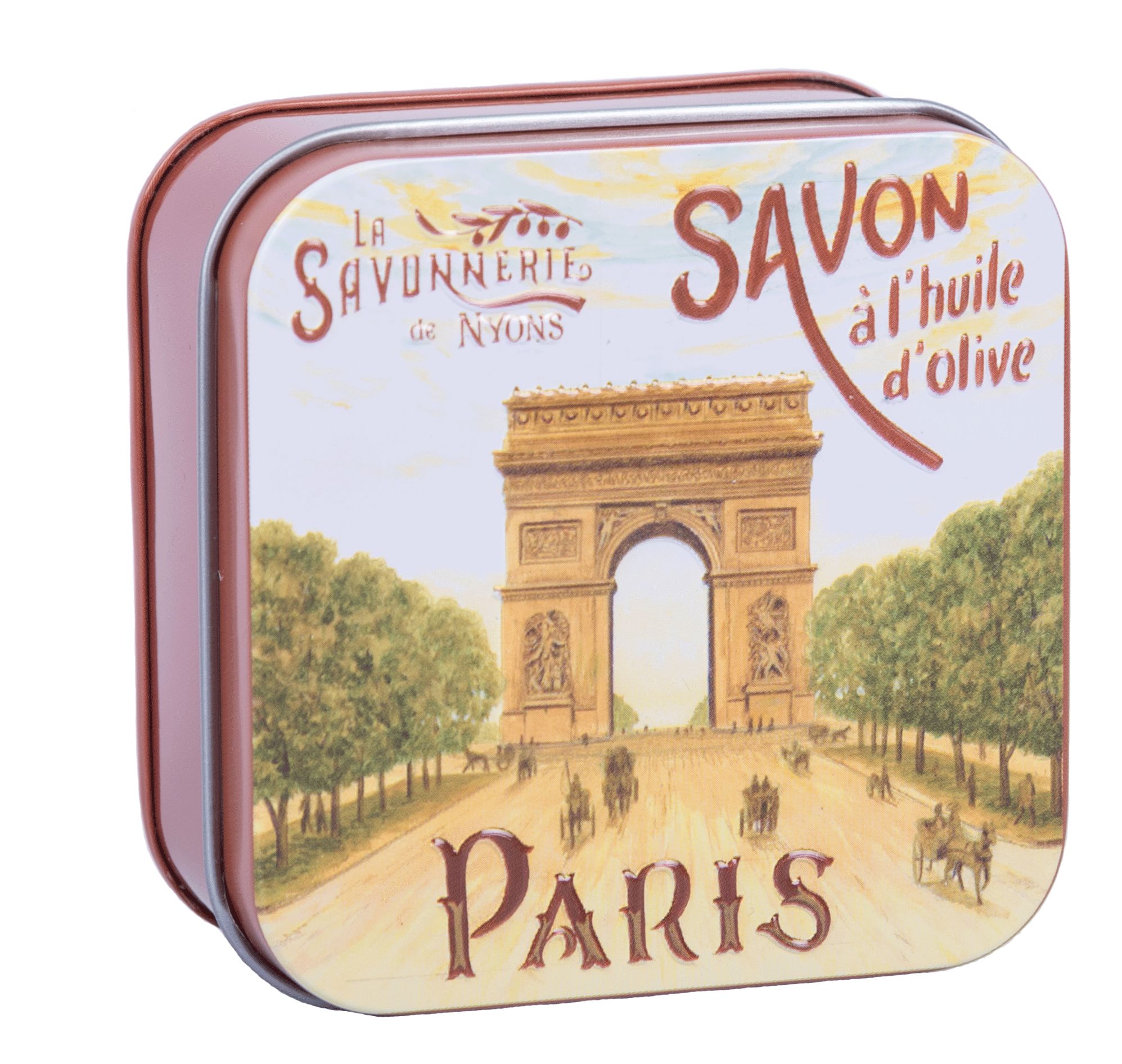 La Savonnerie de Nyons - Metallbox mit Seife - Arc de Triomphe
