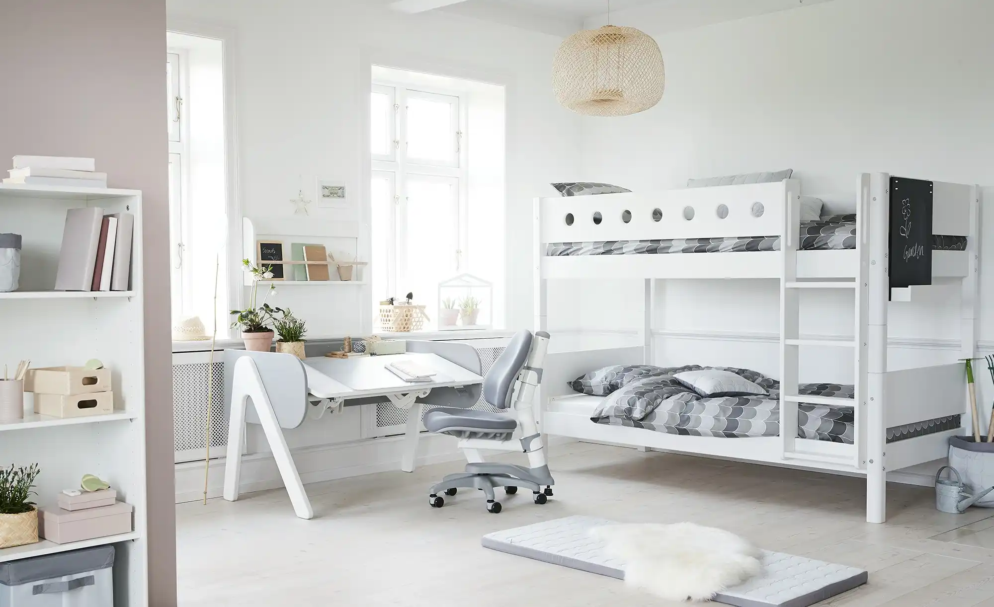 FLEXA Etagenbett Flexa White