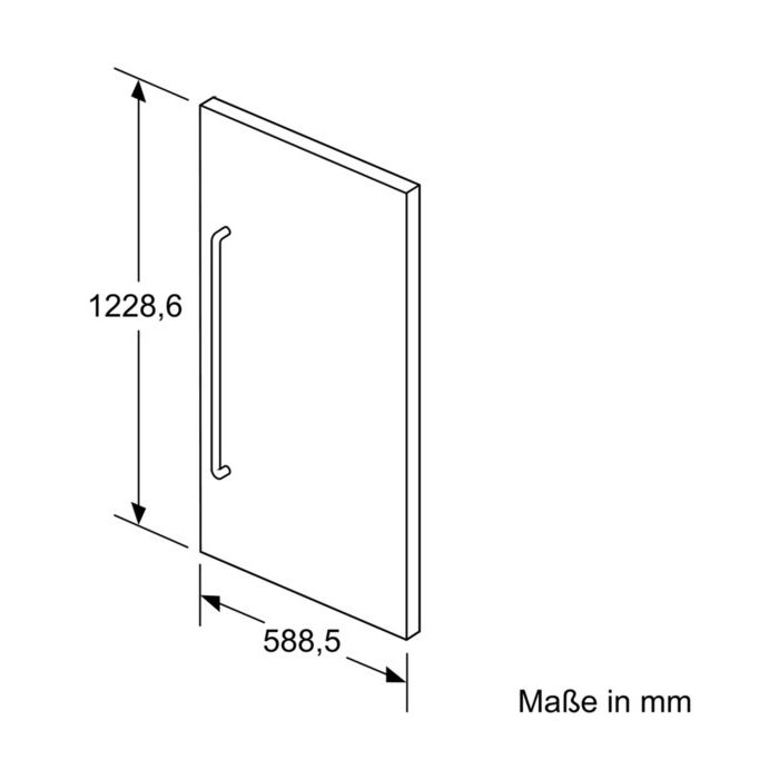 Siemens Türpanel KF40ZSX0 Edelstahl