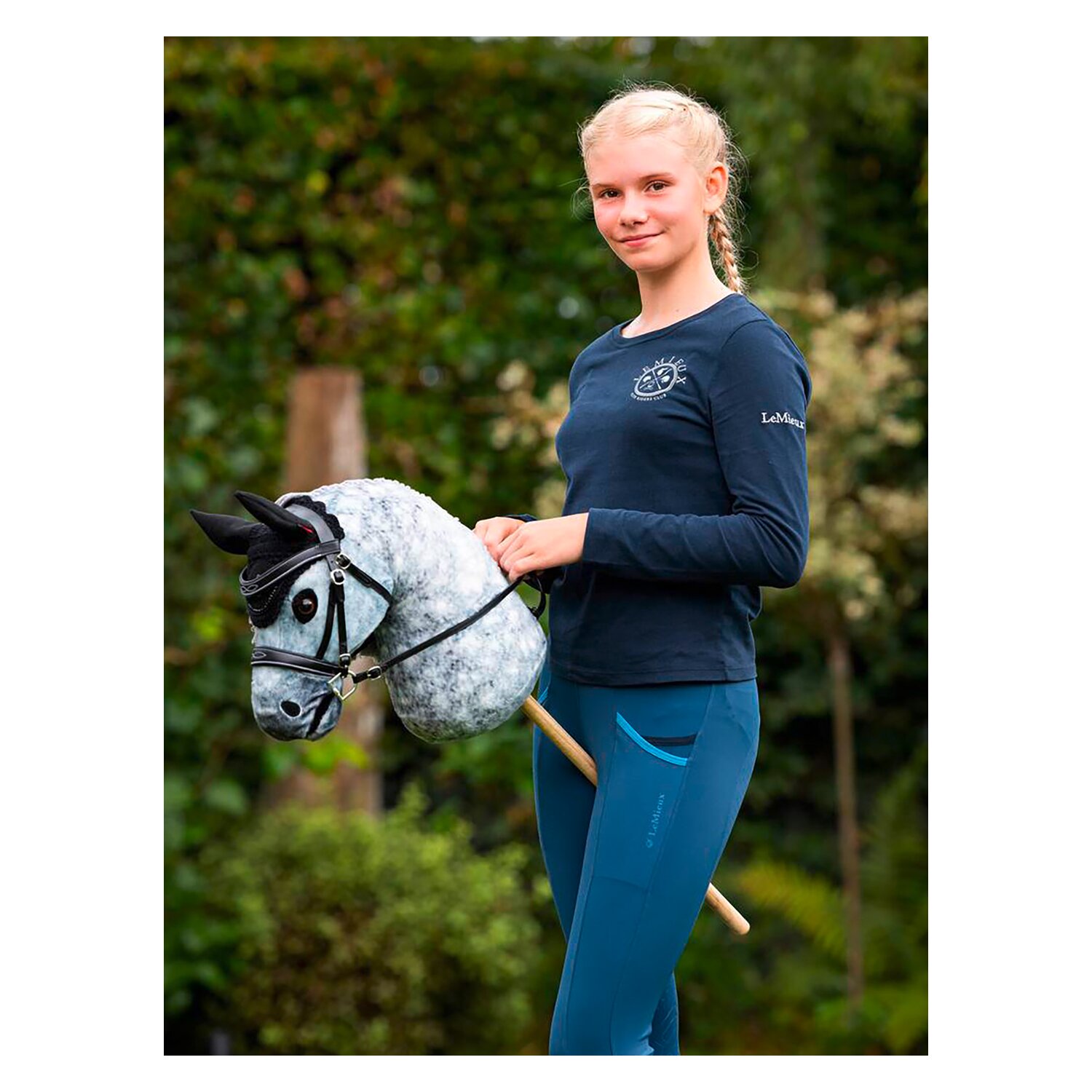 LeMieux Core Fliegenohren für Hobby Horse  - black - Einheitsgröße