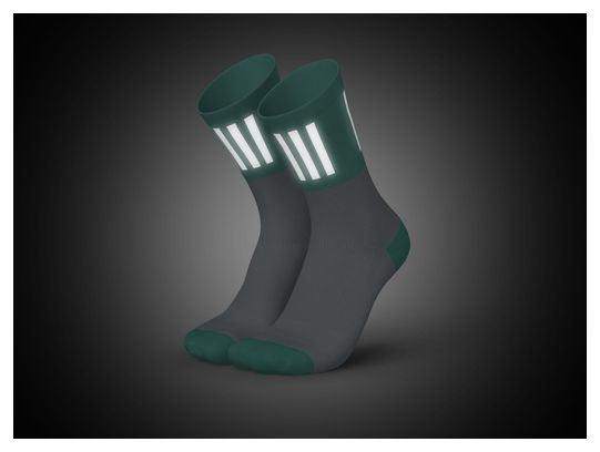 Chaussettes running Incylence High-Viz V3 Bleu fluo