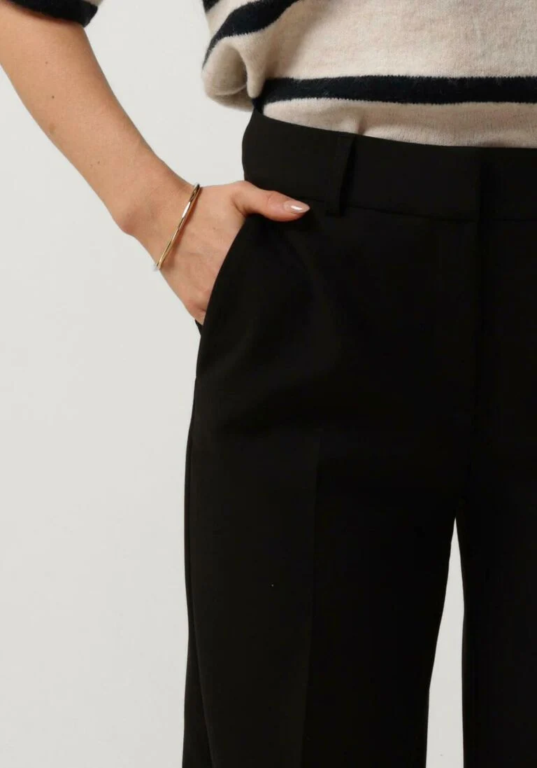 SELECTED FEMME zwarte selected femme pantalon slfrita mw wide pant fd