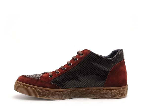 Dorking boots bottine plates femme d8704caspo bordeaux