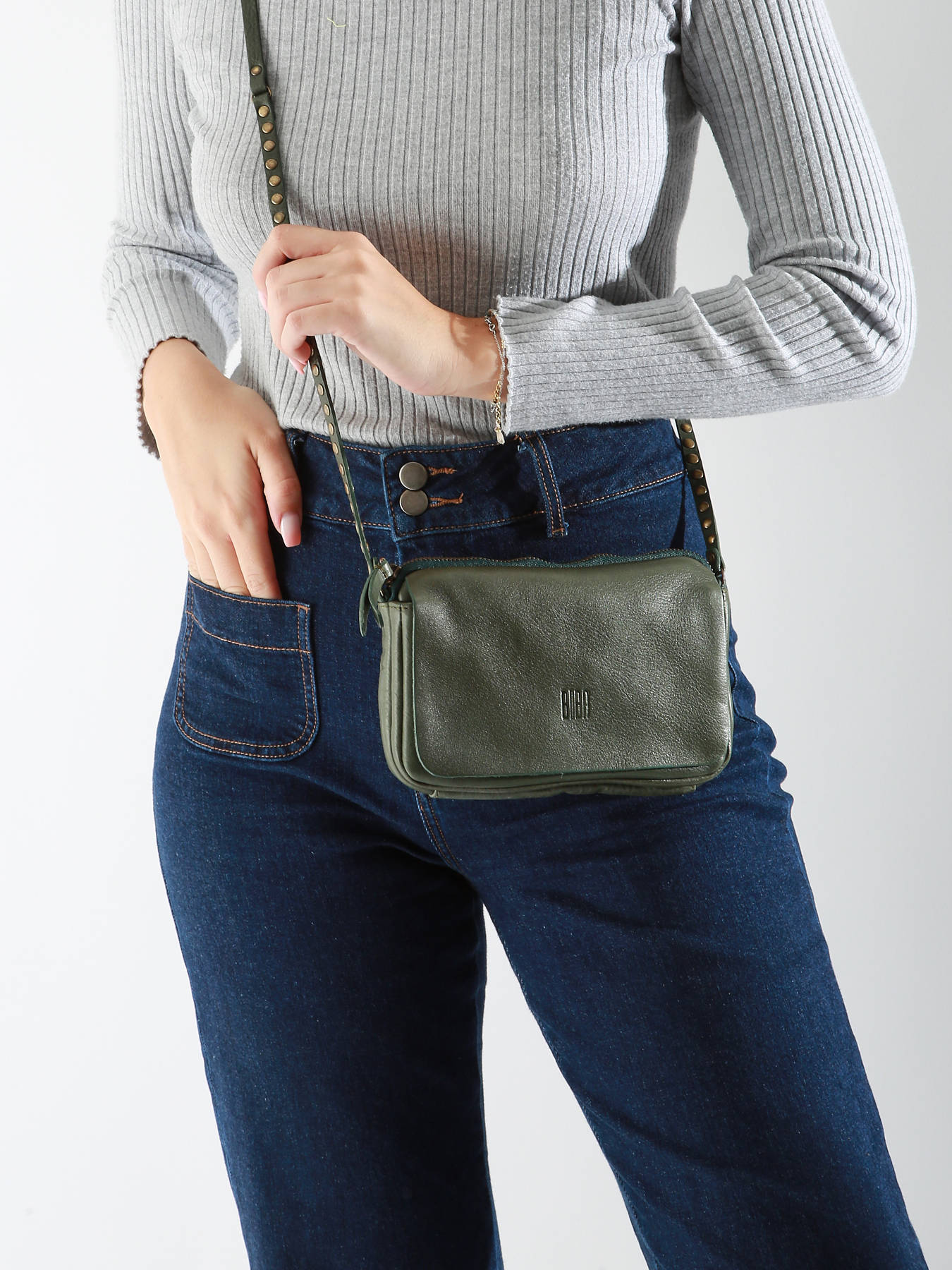 Sac bandoulire Leather cuir BIBA