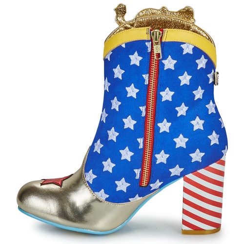 Irregular Choice - STRONGER TOGETHER - Bleu / Rouge / Doré